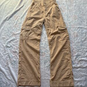 American Eagle Outfitters Men's Khaki Cargo Pants